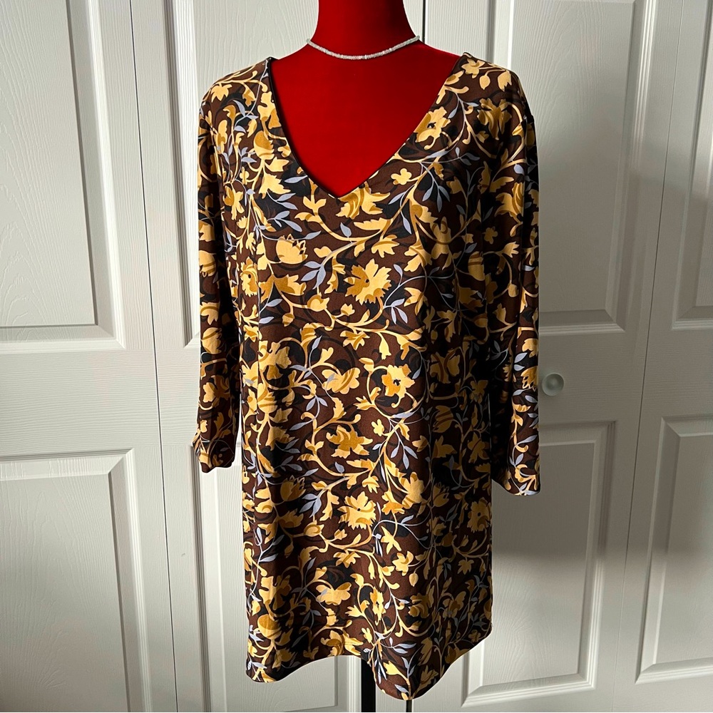 Attitudes by Renee reversible tunic (NWOT)